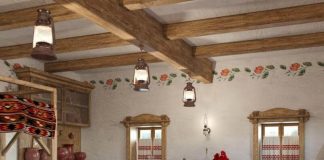 Украинская хата внутри